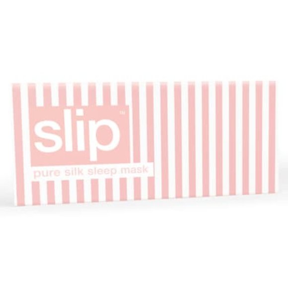 Slip Silk Sleep Mask Pink Stripe Valentine - Picture 3 of 3